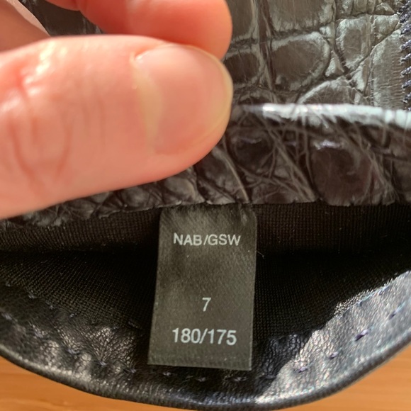 NWT BURBERRY PRORSUM $1295 PYTHON GLOVES SZ 7 - Picture 6 of 11